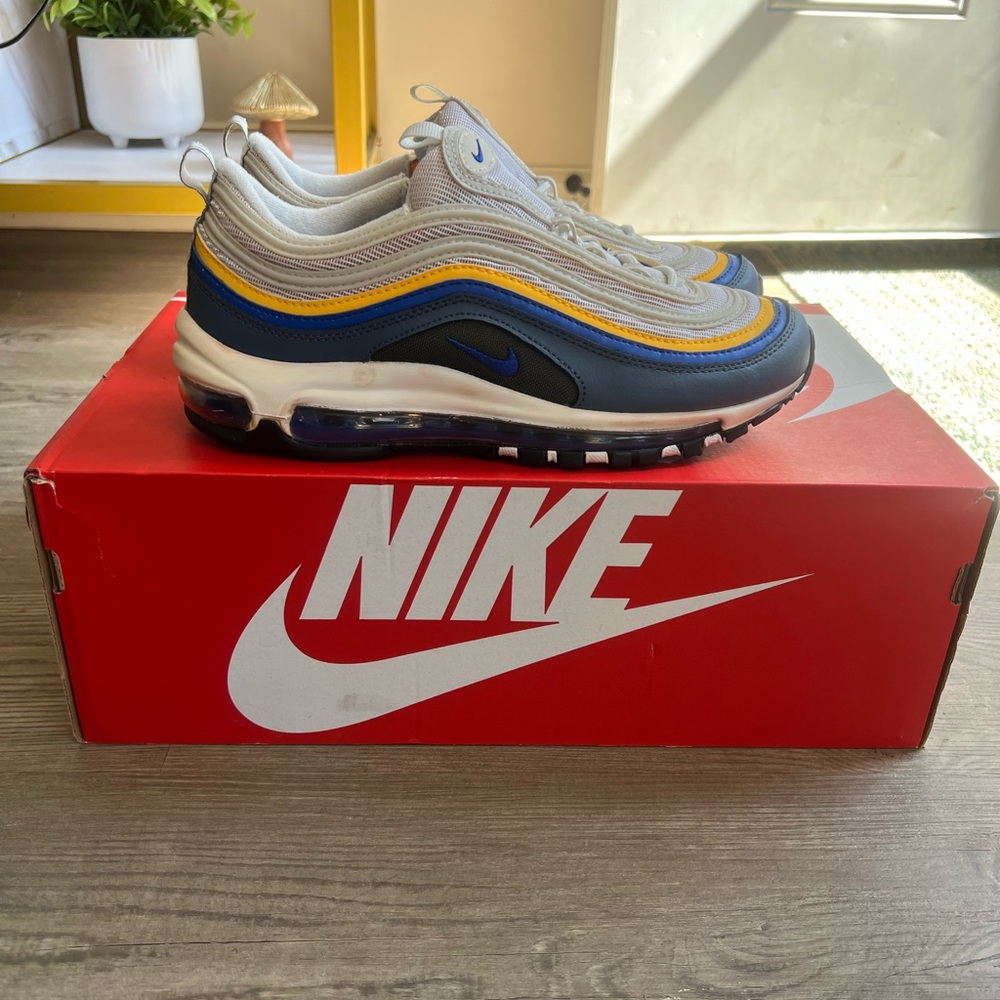 Nike Air Max 97 GS ‘White Blue Laser Orange’